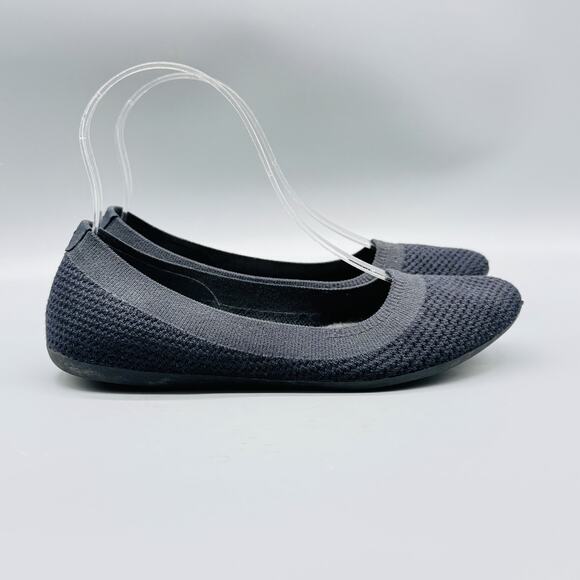 Allbirds Shoes Womens 6.5 Blue Tree Breezers Ballet Flats Sustainable Knit - Picture 1 of 12